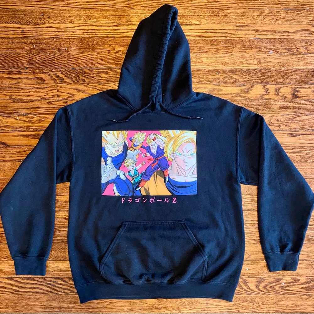 Vintage DBZ Dragon Ball Z Funimation Hooded Sweatshirt- Black Men’s Medium